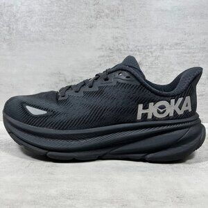 Hoka One One Clifton 9 GTX Gore-tex Running Shoes - Men's Size 8 - Black